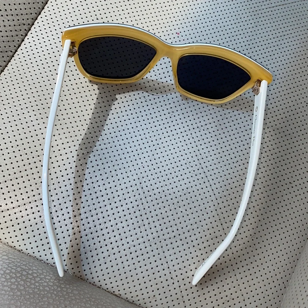 Dior Graphic 39c48 white/olive sunglasses - Picture 7 of 8